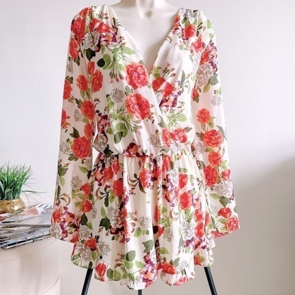 Honey Punch Floral Romper